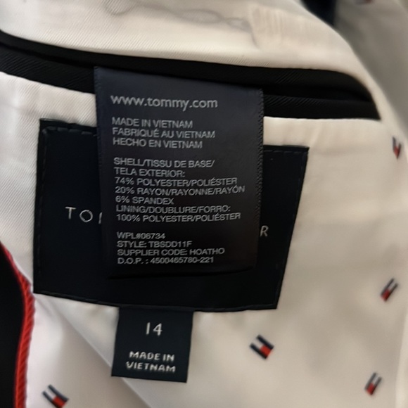 Tommy Hilfiger Boys Navy Sport Jacket - Picture 16 of 17